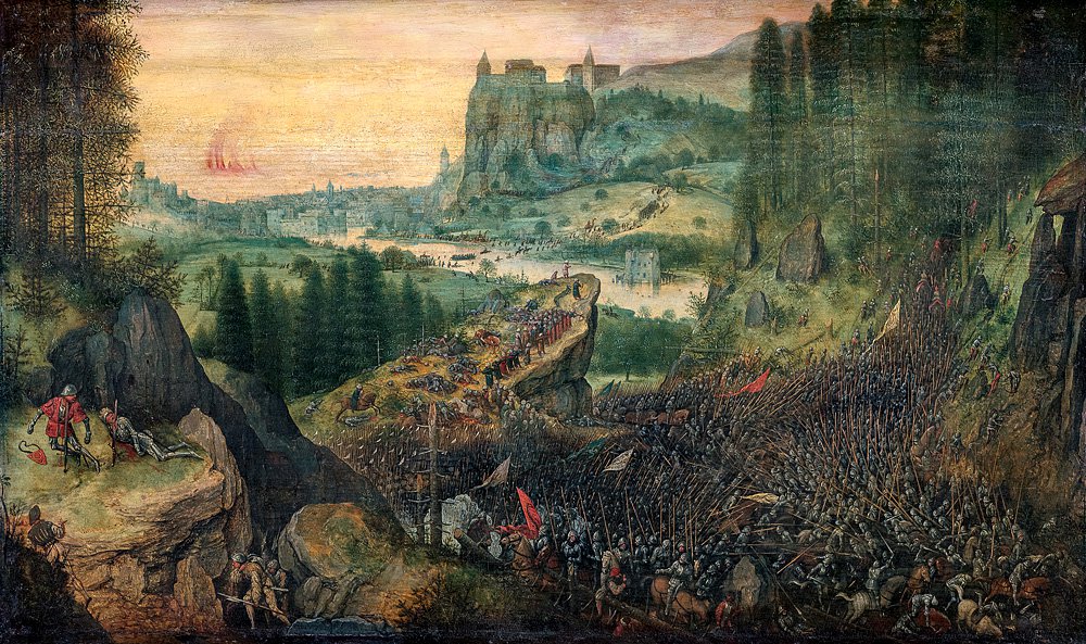 Питер Брейгель. «Самоубийство Саула». 1564. Музей истории искусств, Вена. Фото: KHM-Museumsverband