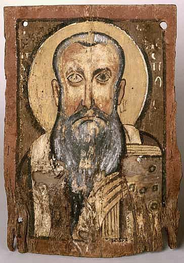 Икона Авраама, епископа Гермополиса. Египет. Конец VI века