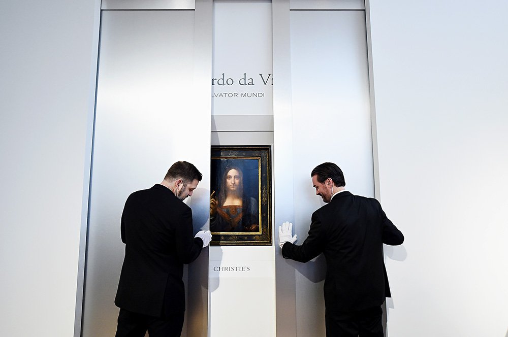 Картина вызвала ажиотаж уже на пресс-конференции Christie’s 10 октября 2017 г. Фото: GettyImage