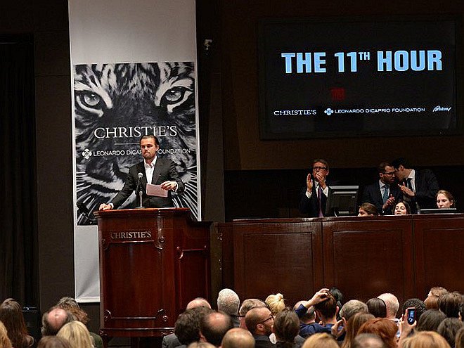 В 2013 г. Леонардо Ди Каприо провел с Christie's совместный благотворительный аукцион. Photo: AFP/Eastnew