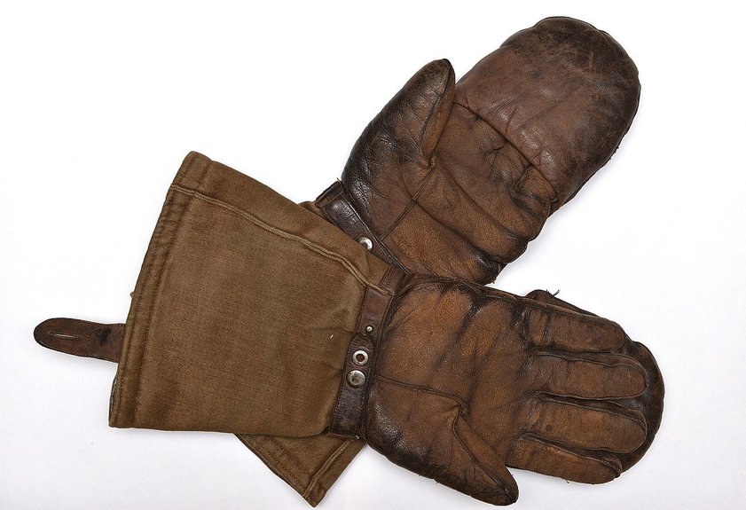 Gloves belonging to Sergei Korolev as used at Kapustin Yar launch site 1950