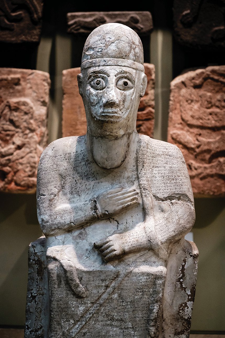 Скульптура Идрими, сына правителя Халеба (II тыс. до н.э.). Фото: Tracey A. Howe