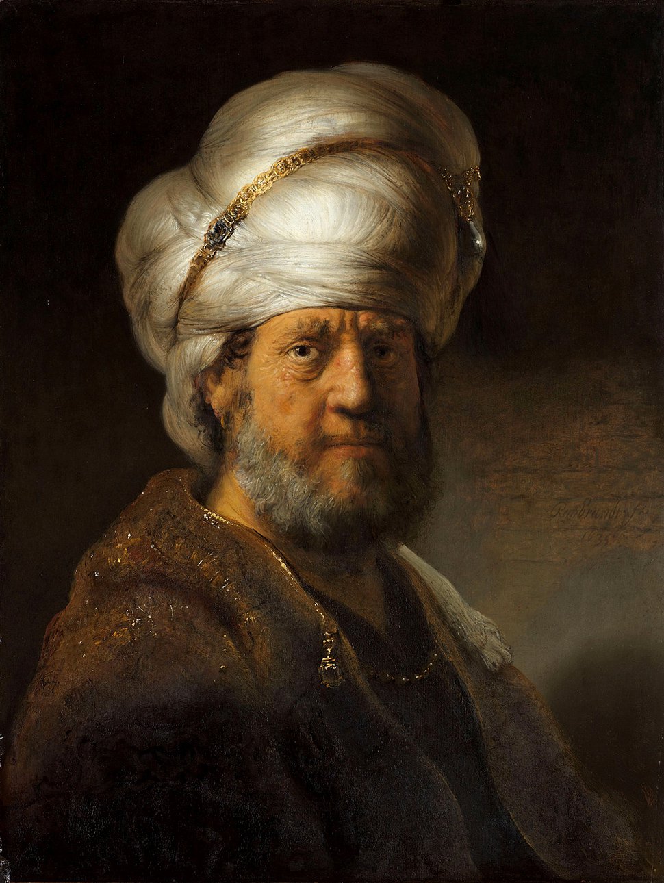 Рембрандт. «Мужчина в восточном наряде». 1635. Фото: Rijksmuseum