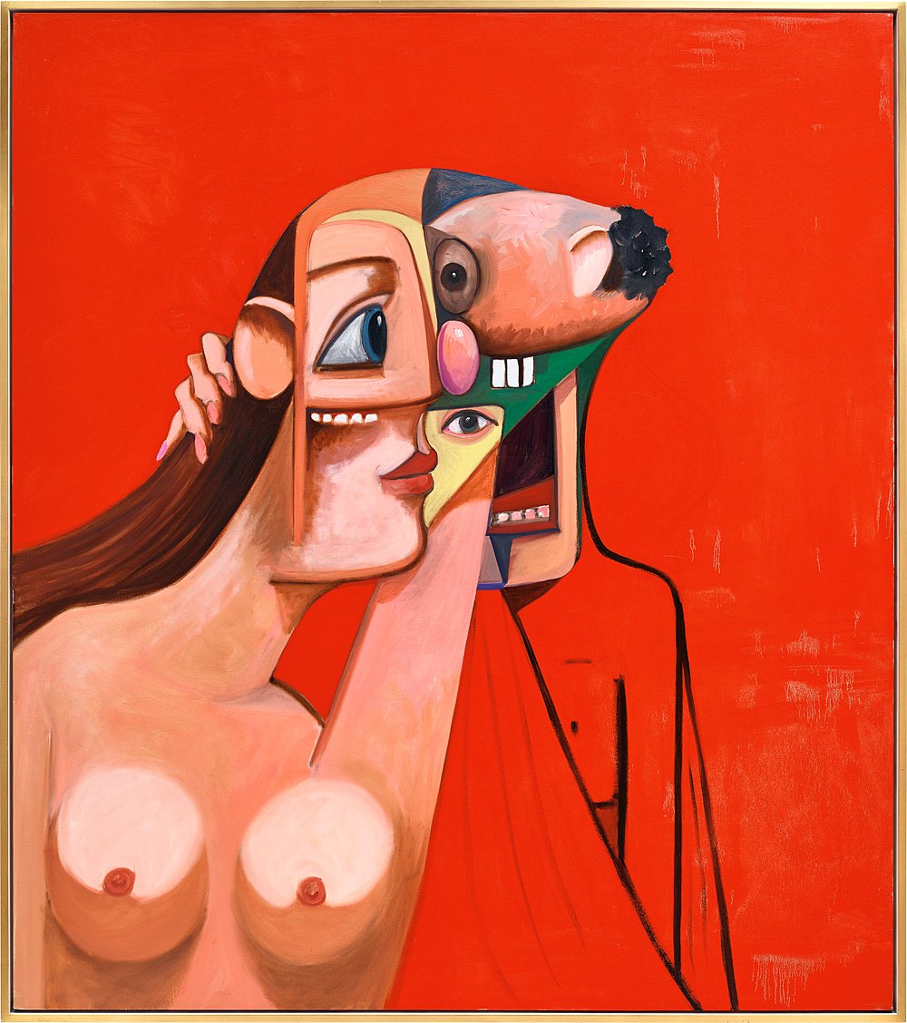 Джордж Кондо. «Мужчина и женщина». 2008. Продано за £1,3 млн. Фото: Philli