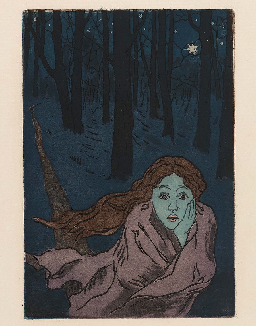 Мария Якунчикова-Вебер. «Страх» (L’Effroi). 1893–1894. Фото: Государственная Третьяковская галерея