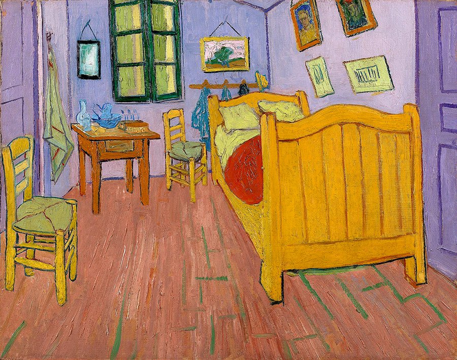 Цифровая визуализация картины «Спальня Винсента в Арле». Фото: Van Gogh Museum, Amsterdam