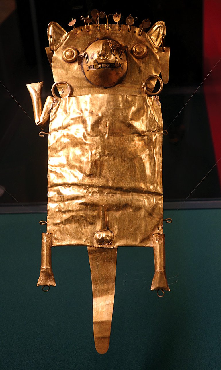 Церемониальная сумка. Культура фриас. 100 до н.э. — 300 н.э., золото. Фото: Наталья Шкуренок
