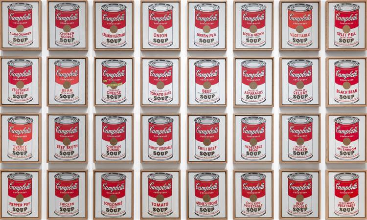 Энди Уорхол. «32 банки супа Campbell's». 1962. Фото: Museum of Modern Art (MoMA), NY