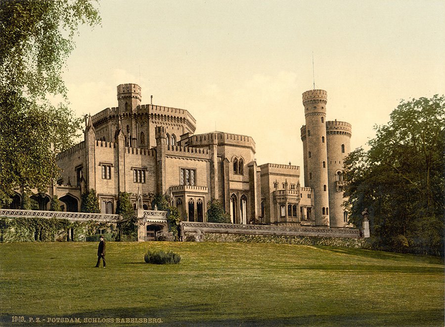 Замок Бабельсберг и парк в середине ХХ века. Фото: Wikipedia Commo