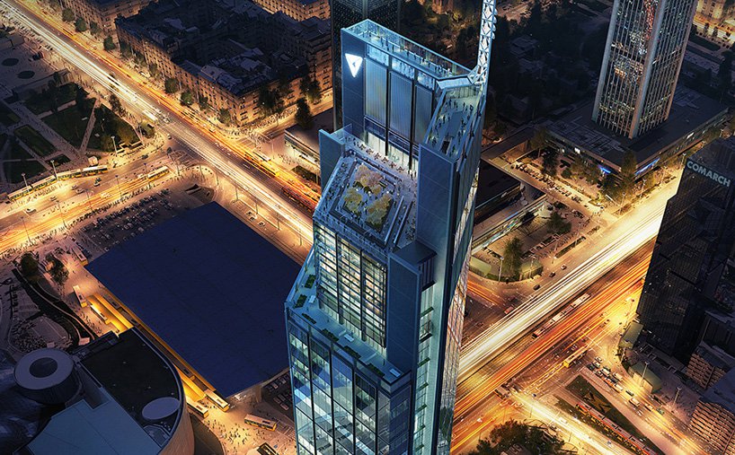 Проект небоскреба Varso Tower. Courtesy of Foster + Partner