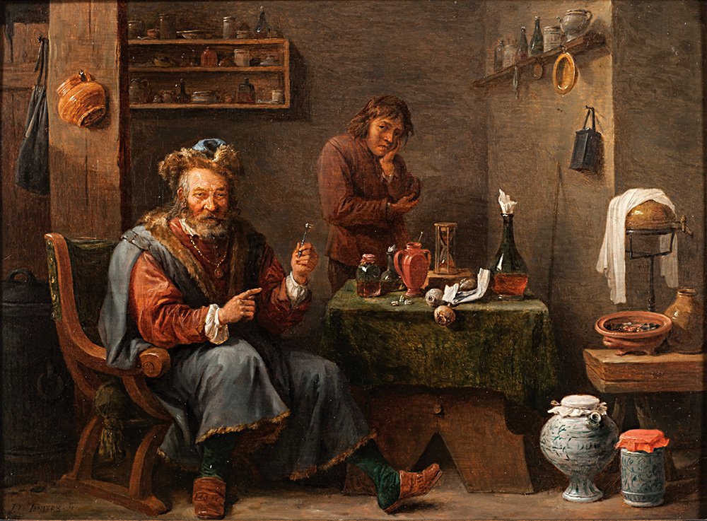 Давид Тенирс Младший. «Дантист». Галерея De Jonckheere. Фото: BRAFA