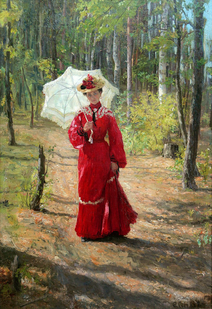 Федот Сычков. «Портрет Лидии Сычковой, жены художника». 1903. Фото: Мордовский музей имени С.Д. Эрьзи