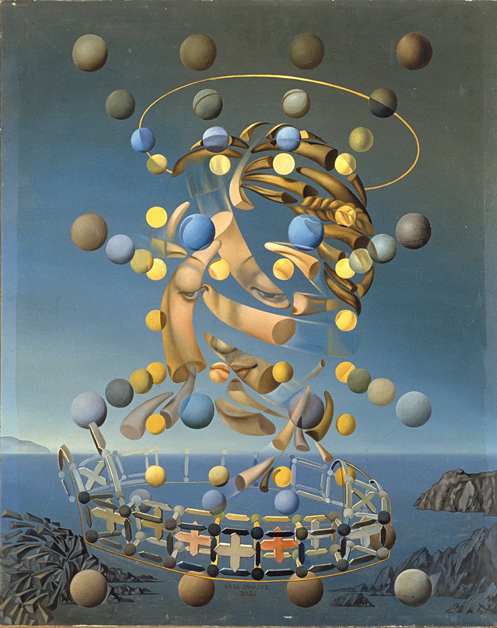 Сальвадор Дали. «Максимальная скорость „Мадонны“ Рафаэля». 1954. Фото: © Salvador Dalí, Fundació Gala-Salvador Dalí, UPRAVIS, Moscow, 2019
