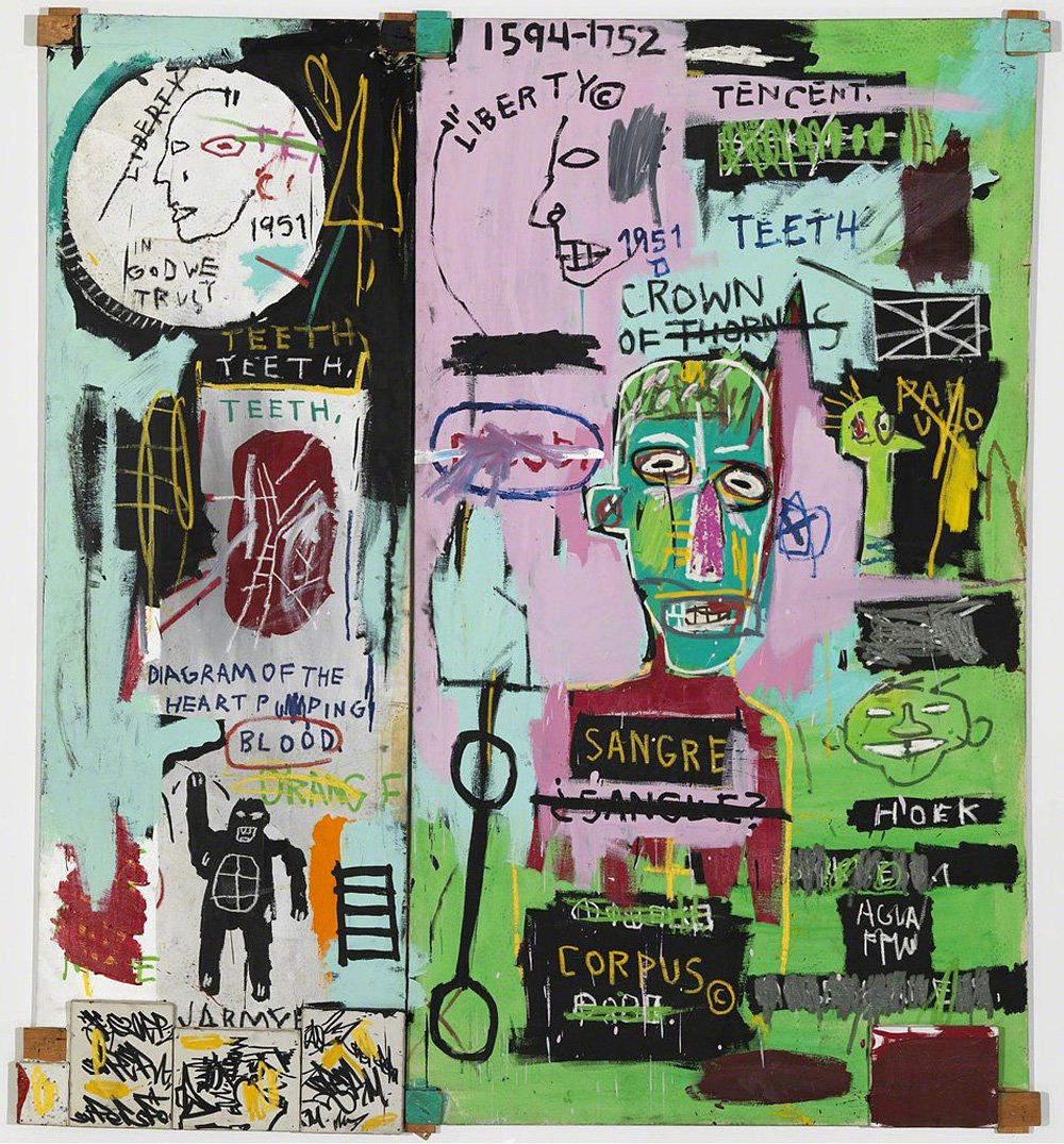Жан-Мишель Баскиа. «На итальянском». 1983. Фото: Gagosian Gallery
