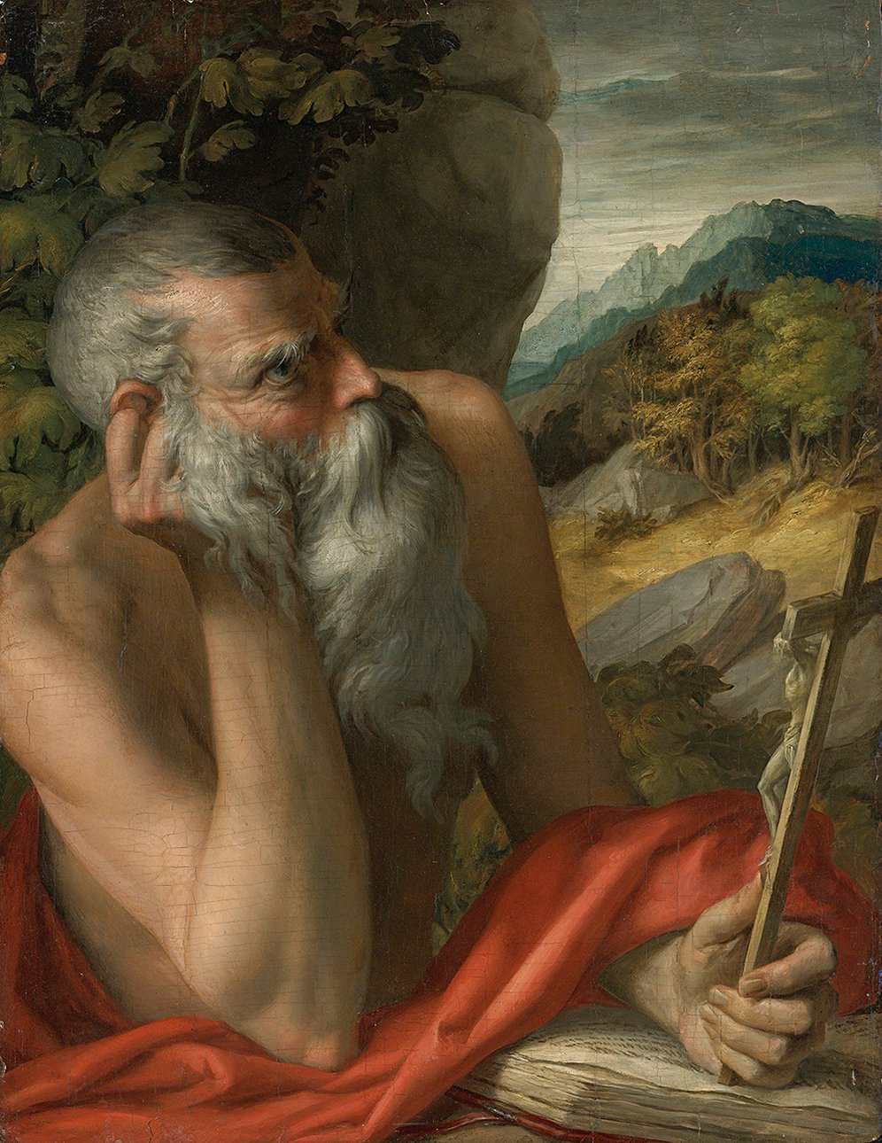 «Cвятой Иероним» был продан как Пармиджанино на акционе Sotheby's, но затем признан подделкой. Фото: Sotheby'