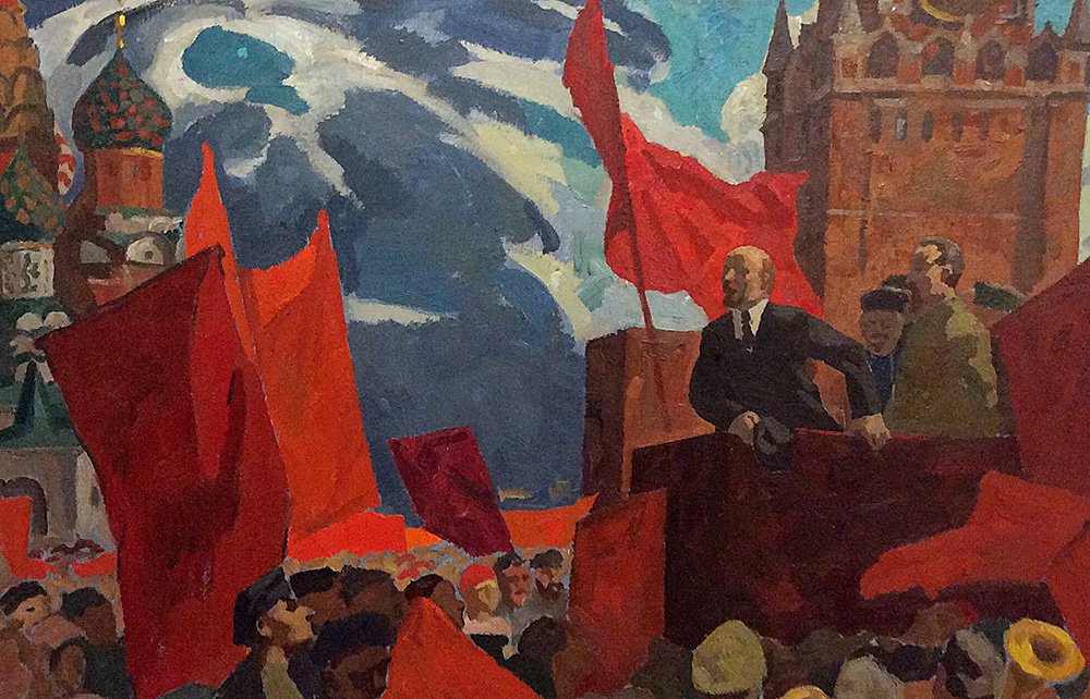 Владимир Щербаков. «Выступление В.И.Ленина на Красной площади»