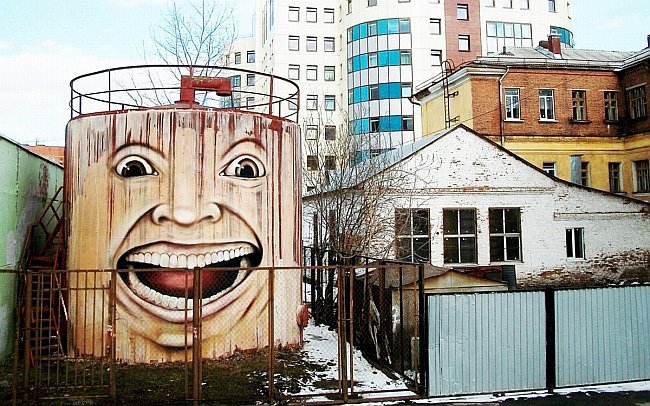Проект нижегородского художника Никиты Nomerz «Живые стены». Фото: ArtandYou.ru