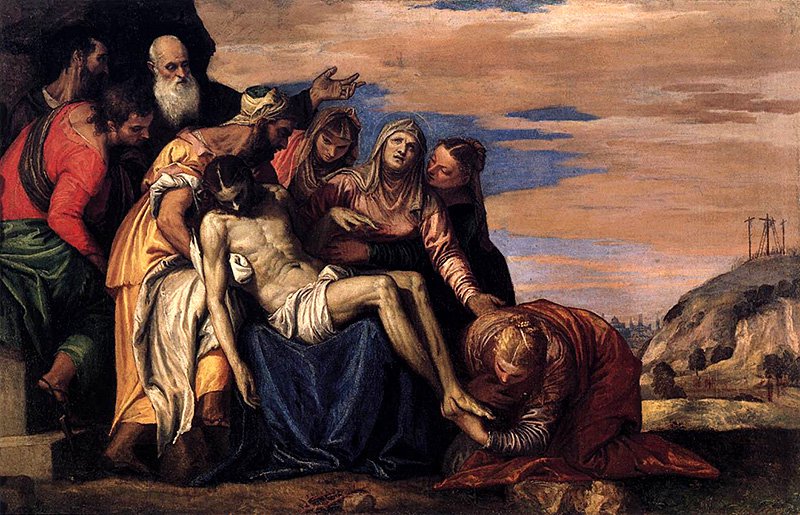Паоло Веронезе (1528–1588). «Снятие с Креста». Около 1547. Холст, масло. Городской музей Кастельвеккьо