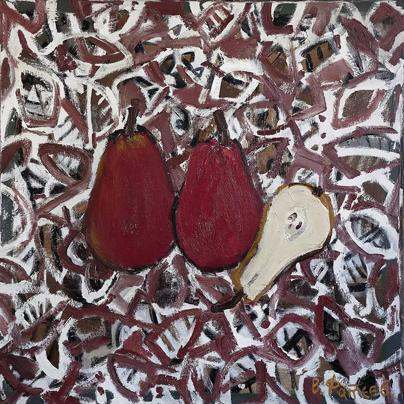 Владимир Фатеев. «Груши». 2015. Холст, масло. 100х100 см