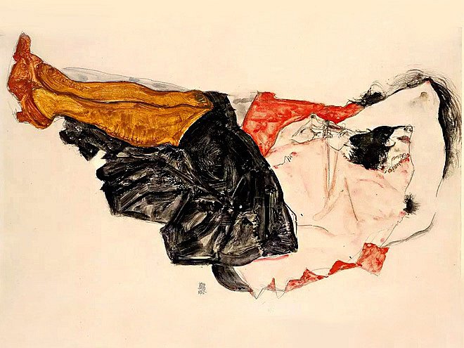 Акварель Эгона Шиле "Женщина, закрывшая лицо" (1912) стала предметом очередного судебного разбирательства / COURTESY OF RICHARD NAGY
