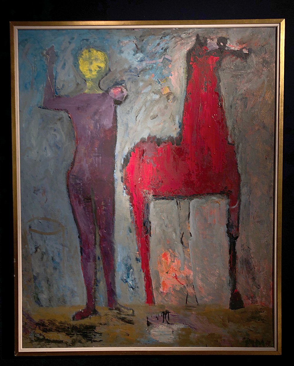 Марино Марини. «Лошадь и жонглер» («Акробат с красным конем»). 1957-1958. £491 тыс. Фото: Ильдар Галеев