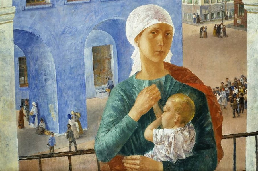 Кузьма Петров-Водкин. «1918 год в Петрограде». © Государственная Третьяковская галерея