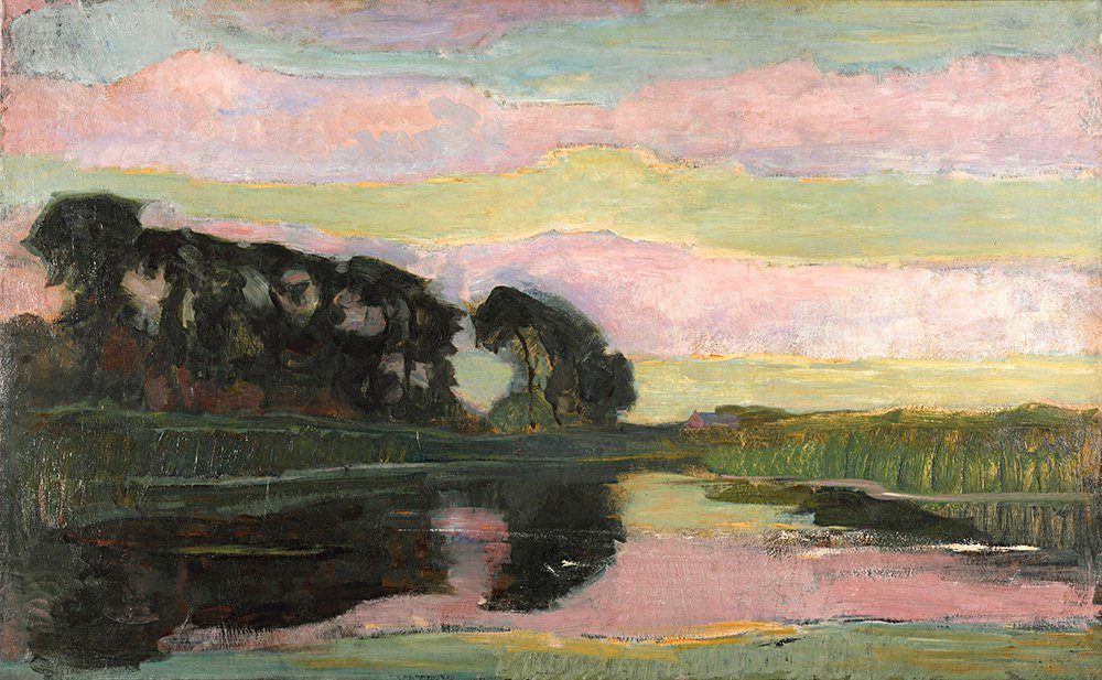 Пит Мондриан. «Большой пейзаж». 1907–1908. Фото: Kunstmuseum Den Haag, The Hague, the Netherland