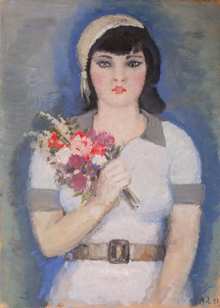 Владимир Лебедев. «Девушка с букетом». 1933. Фото: Галерея «Веллум»