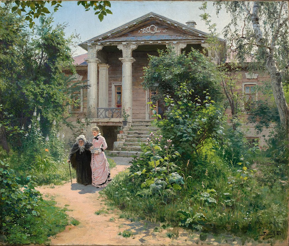 Василий Поленов. «Бабушкин сад». 1878. Фото: Государственная Третьяковская галерея
