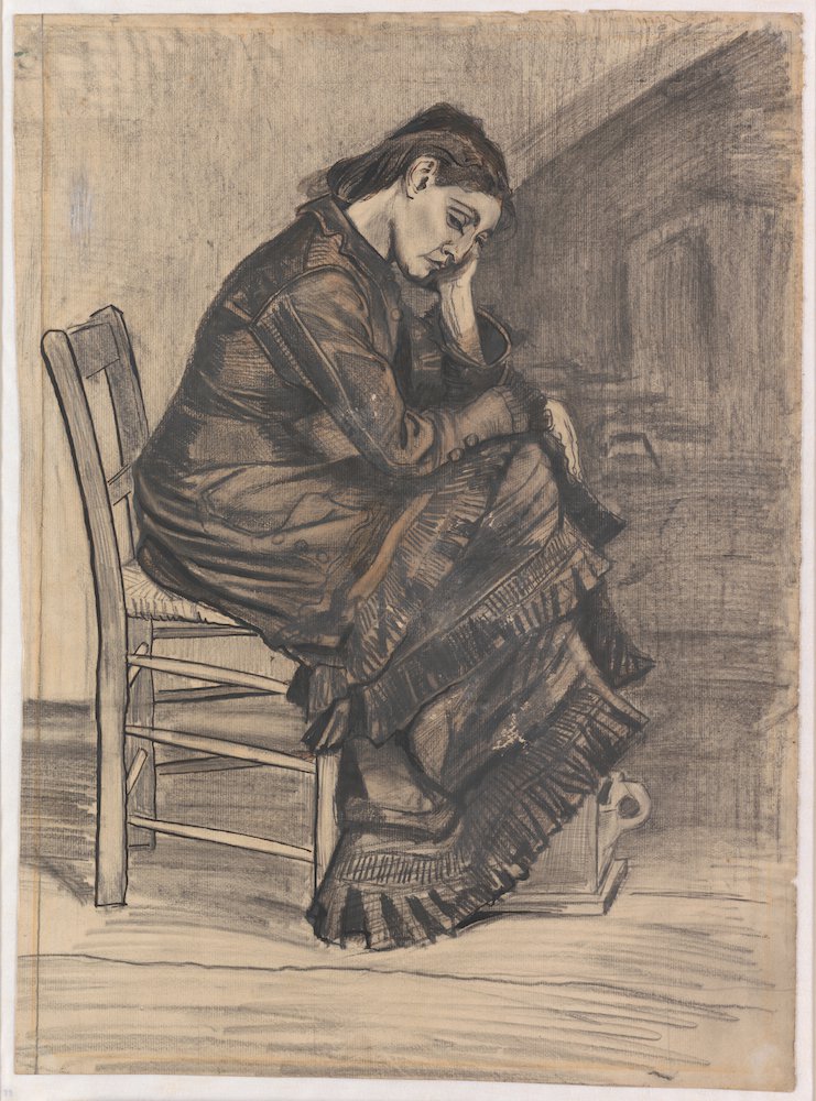 Винсент ван Гог. «Сидящая женщина». 1882. Фото: Rik Klein Gotink/Kröller-Müller Museum