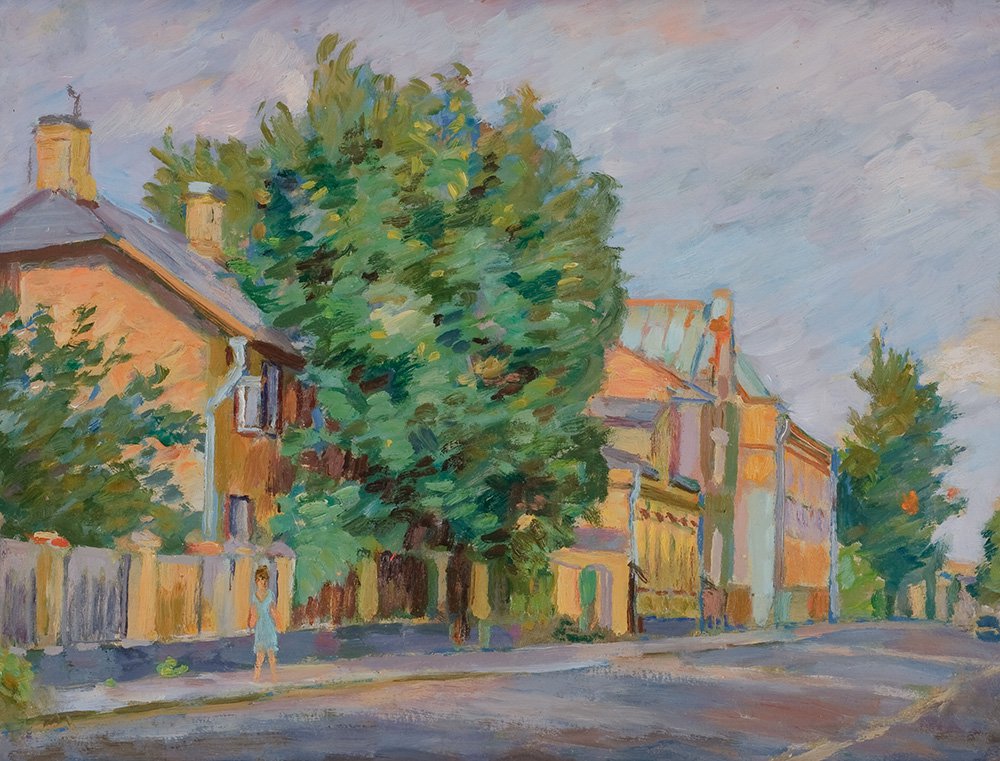 Евгений Окс. «Улицы старой Москвы». 1960-е. Фото: IN ARTIBUS