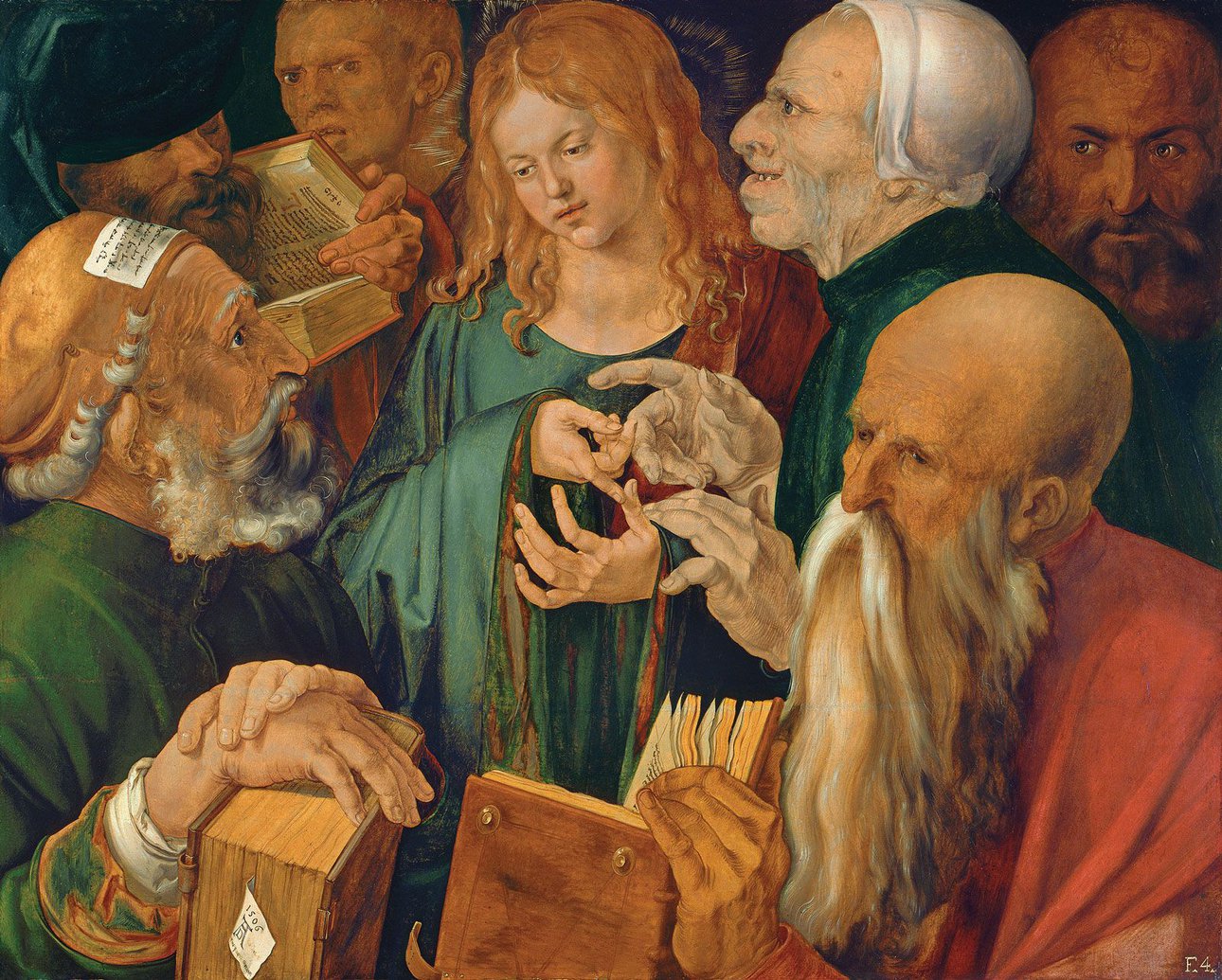 Альбрехт Дюрер. «Христос среди учителей». 1506. Фото: Museo Thyssen-Bornemisza