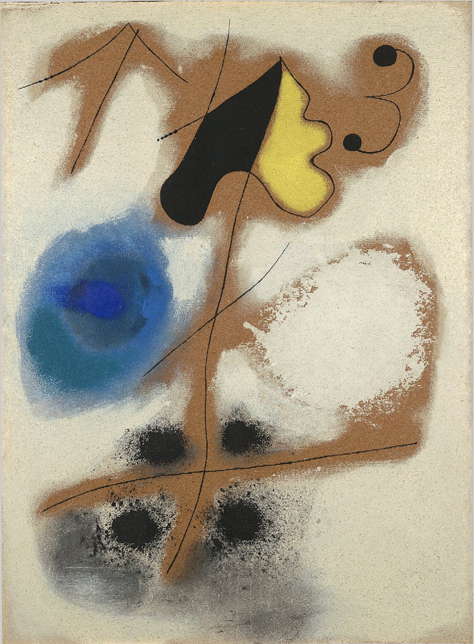 Жоан Миро. «Композиция». 1937. Фото: Berkeley Art Museum and Pacific Film Archive / Successió Miró /ARS, New York / ADAGP, Pari