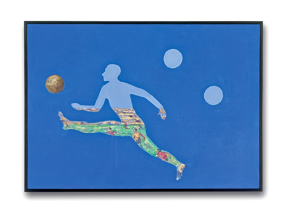 Илья Кабаков. «Футболист». 1964. Холст, масло