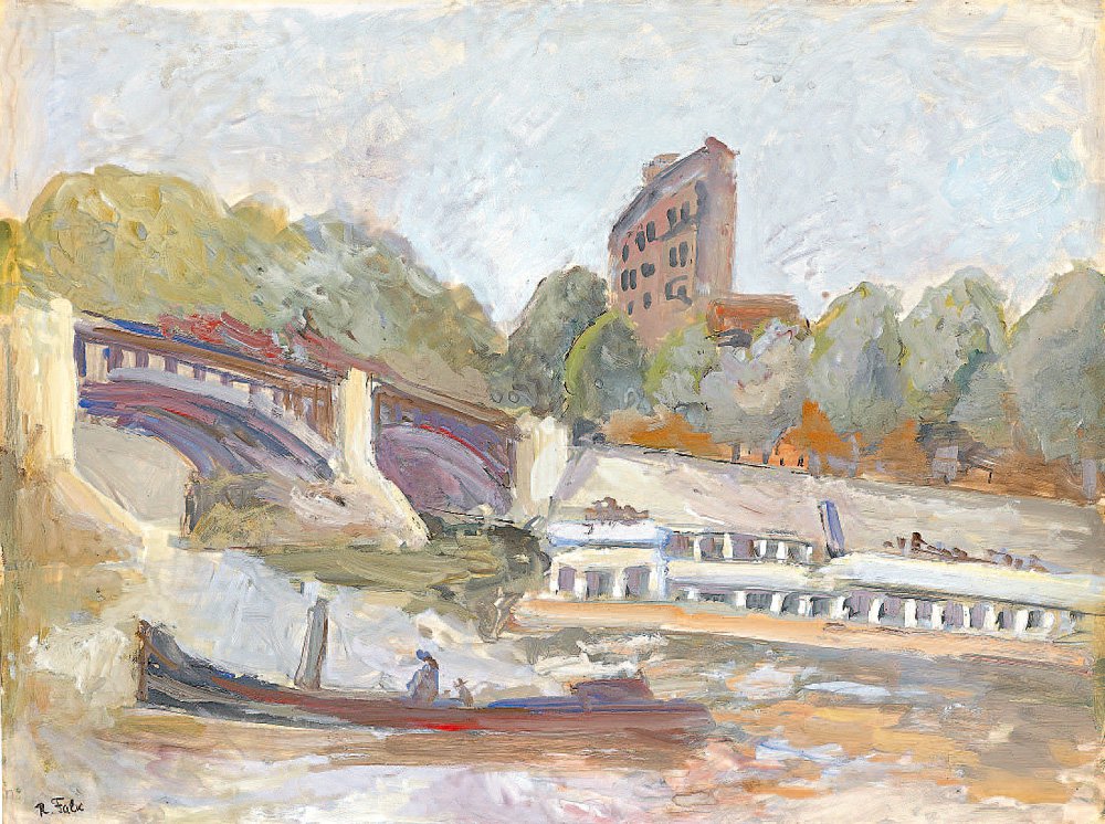 Роберт Фальк. Париж. Сена. 1936. Коллекция Юникредит Банка