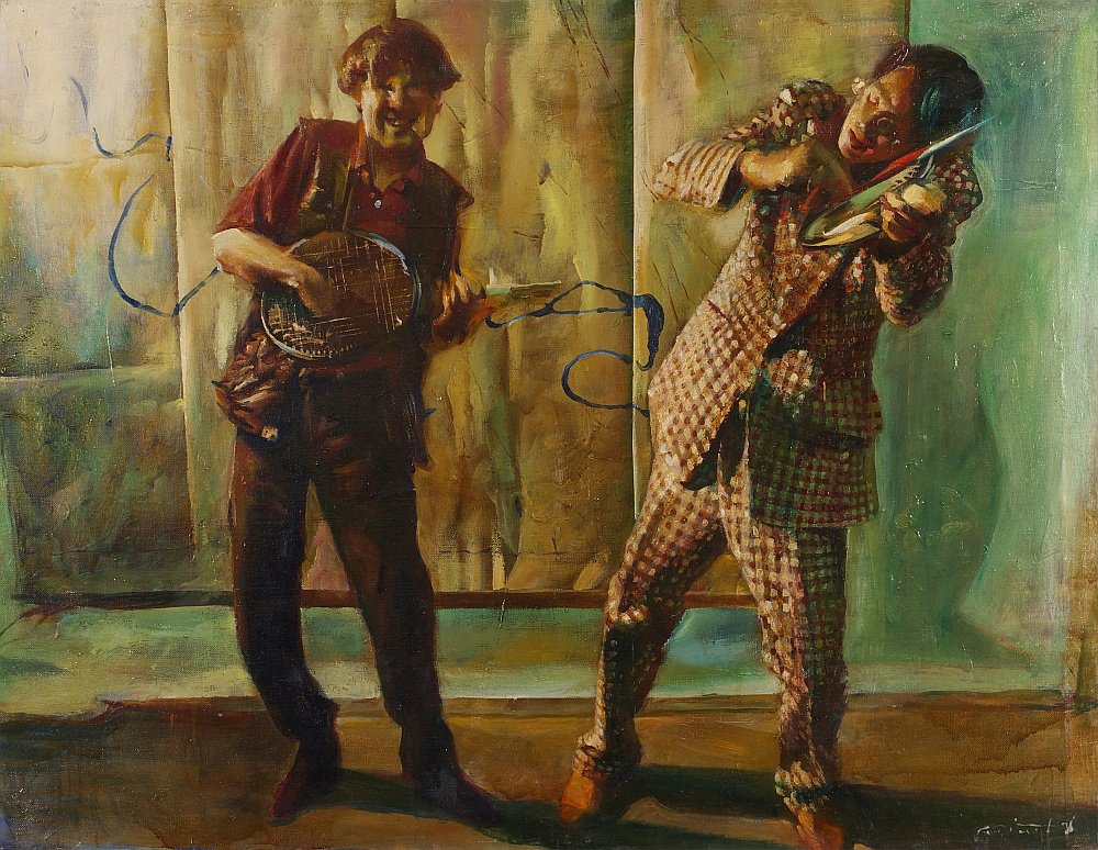 Сергей Базилев. Музыканты. 1996 / Галерея Artstory