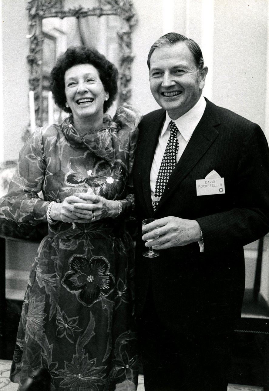 Пегги и Дэвид Рокфеллер в 1973 г. Фото: Arthur Lavine