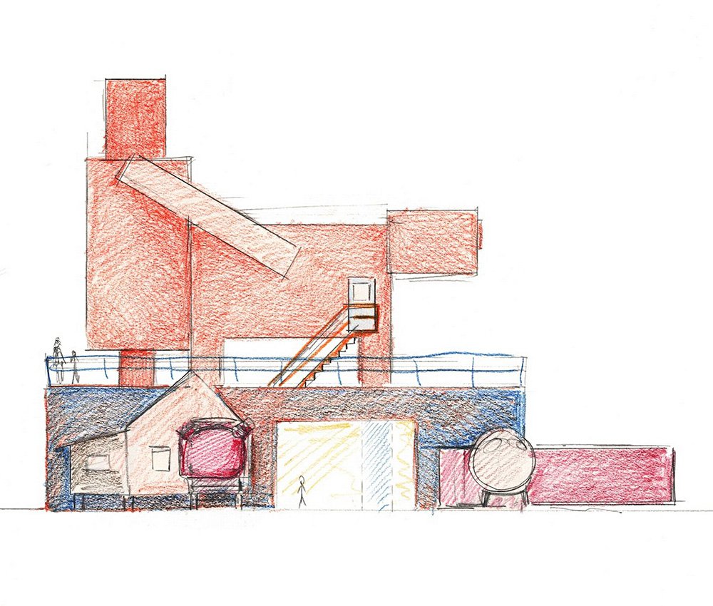 Ателье ван Лисхаута. Скульптура «Доместикатор». Эскиз. Foto: Courtesy Atelier van Lieshout