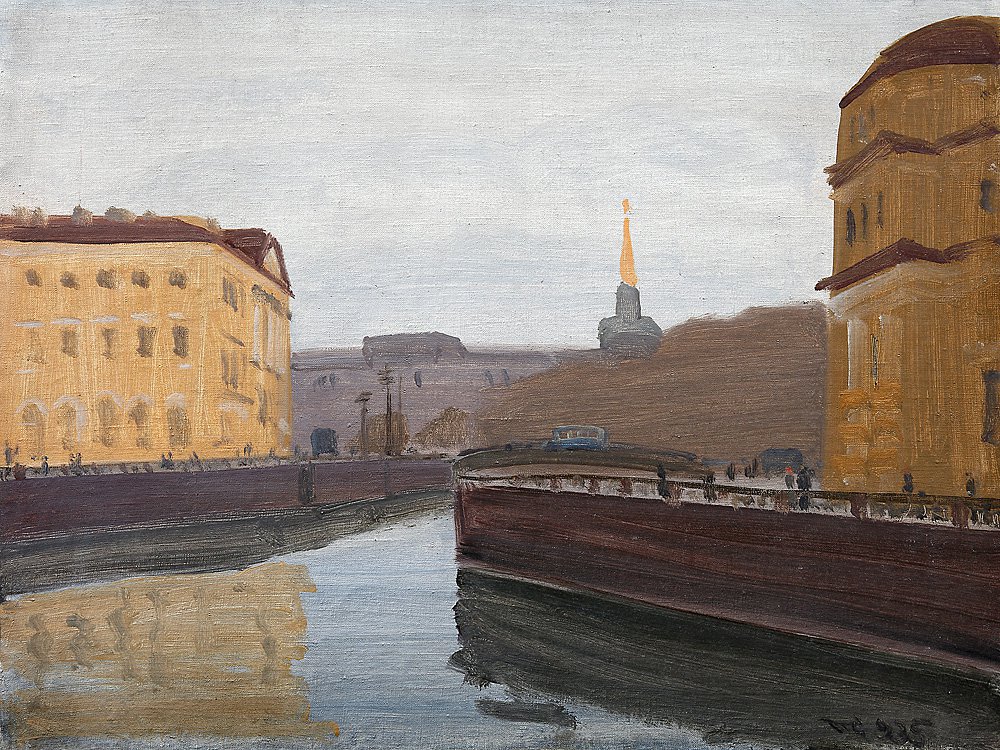 Вадим Гринберг. «Ленинградский пейзаж». 1935. Фото: Собрание Романа Бабичева