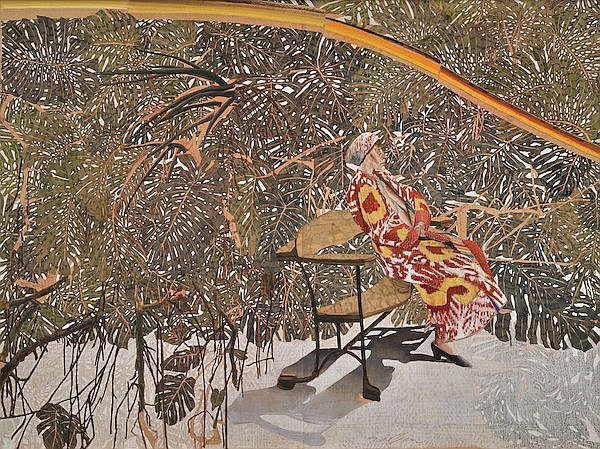 Sam Szafran. Lilette dans les feuillages, 2012