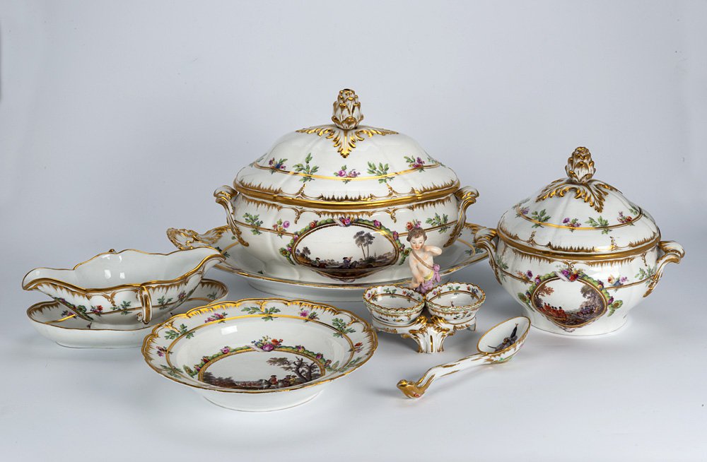 Предметы  из Потемкинского сервиза. Берлинская королевская мануфактура. 1778. Фото: Государственный Эрмитаж