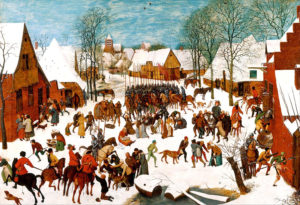Питер Брейгель Старший. «Избиение младенцев». Около 1565–1567. Королевская коллекция, Хэмптон-Корт, Лондон/Google Art Project