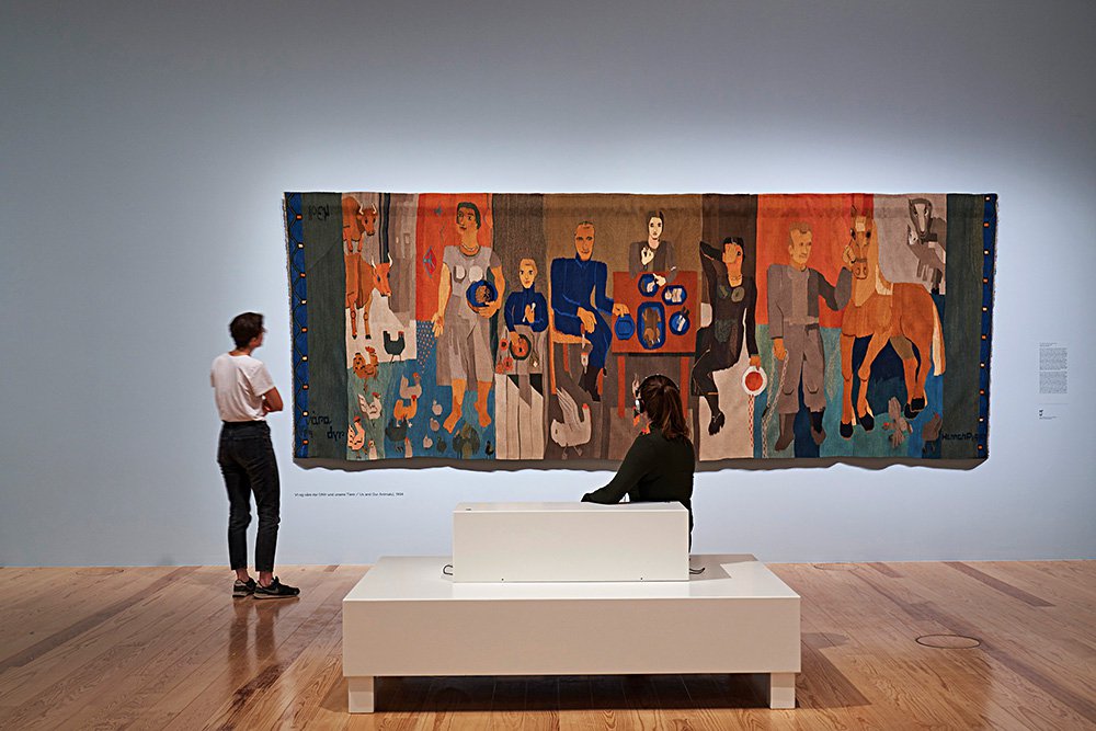 Вид экспозиции Ханны Ригген в Ширн Кунстхалле. Фото: Schirn Kunsthalle Frankfurt, 2019 / Norbert Miguletz