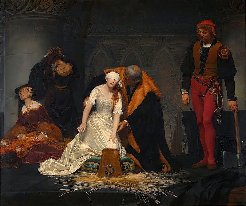 Поль Деларош. «Казнь леди Джейн Грей». 1833