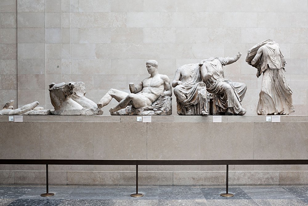 Мраморы Парфенона в экспозиции Британского музея. Фото: ALAMY/TASS