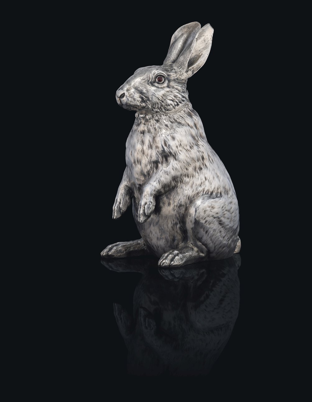 Серебряный кувшин в форме кролика. Фирма Фаберже. 1894. Фото: Christie'