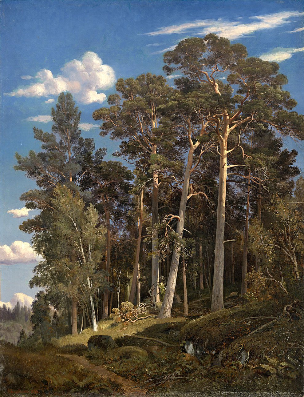 Иван Шишкин. «Сосновый лес». 1866. Courtesy of MacDougall's