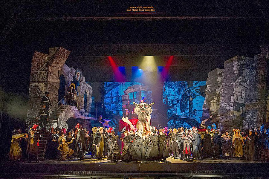 Сотрудничество Терри Гиллиама с Английской национальной оперой для Бенвенуто Челлини в 2014 году. Фото: Richard Hubert Smith