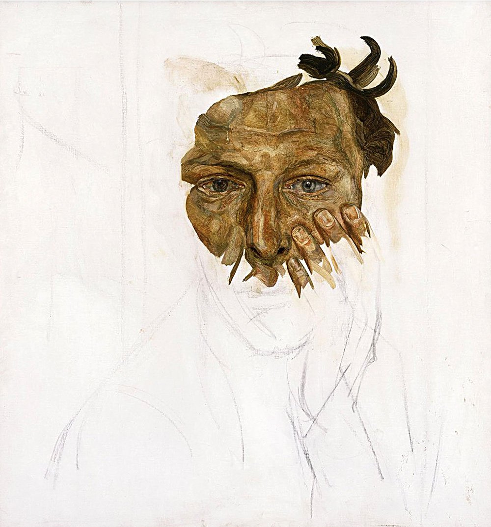 Люсьен Фрейд. «Автопортрет». 1956. Фото: Lucian Freud Archives/The Royal Academy of Art