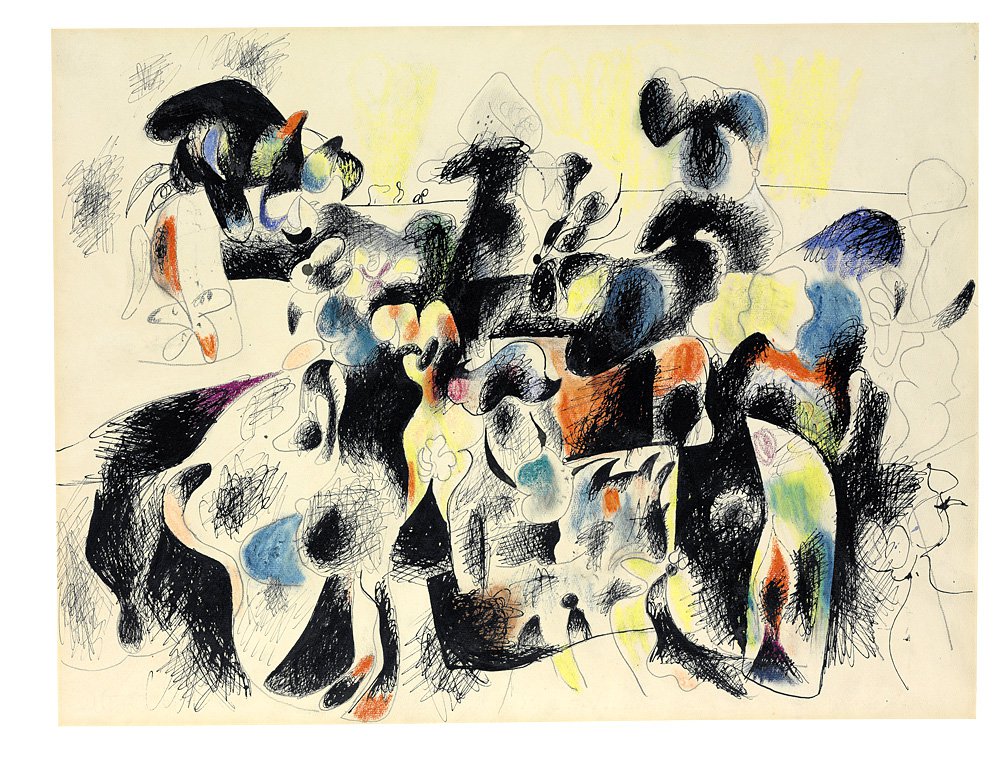 Аршил Горки. «Композиция I». Christie’s, 15 ноября, Нью-Йорк. Фото: Christie’
